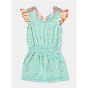 Matilda Jane Girls Dream Chasers Confetti Print Party Romper Green Size 6‎